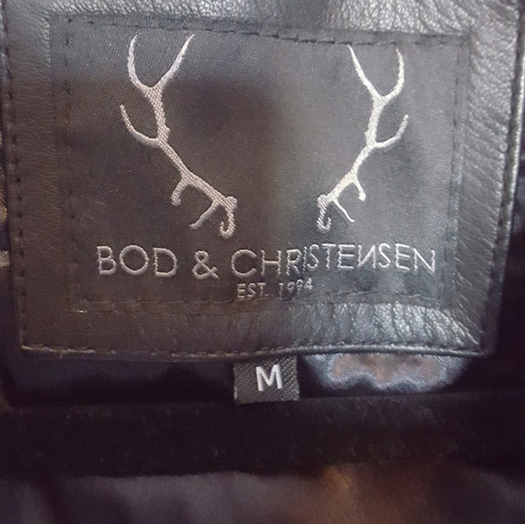 Bod & Chistensen Leather Jacket- NEW! - Picture 3 of 3